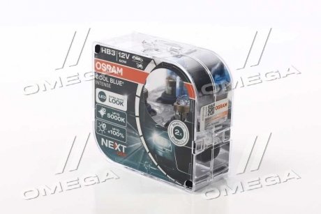 Лампа фарна HB3 60W 12V P20D COOL BLUE INTENSE Next Gen компл. (вир-во) OSRAM 9005CBN-HCB (фото 1)