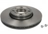 Диск тормозной (передний) Renault Megane/Clio 03-/Logan 08-/Nissan Note 06-12 (260x22) BREMBO 09.9078.11 (фото 1)