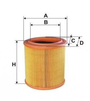 Фільтр повітряний CITROEN, PEUGEOT /AE311/1 (WIX-FILTERS) WIX FILTERS WA6524 (фото 1)