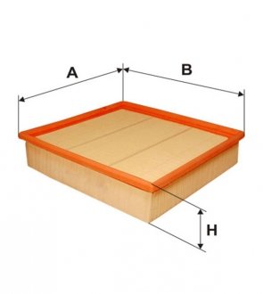 Фільтр повітряний FORD TRANSIT /AP023 (WIX-FILTERS UA) WIX FILTERS WA6187 (фото 1)