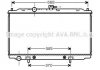 Радиатор охлаждения Nissan Primera 1.8i 02-08/Almera II 1.8 i 00-06 AVA COOLING DNA2218 (фото 1)