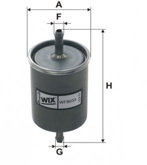 Фильтр топливный VW Caddy 1.4-1.6 95-03 WIX FILTERS WF8033 (фото 1)