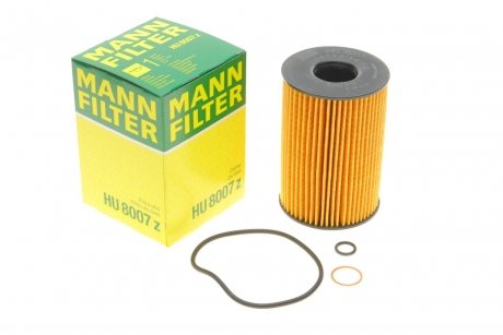 Фильтрующий элемент масляного фильтра MANN HU8007Z (фото 1)