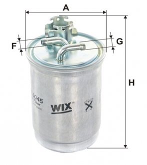 Фильтр топливный VW T4 1.9-2.5TDI -03 WIX FILTERS WF8045 (фото 1)