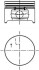 Поршень 0.50 Renault Logan/Sandero 1.4 i 04-> (80 mm) KOLBENSCHMIDT 40277620 (фото 1)