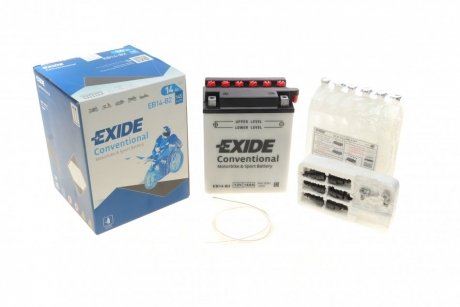 Акумулятор 14Ah-12v (134х89х166) L, EN145 EXIDE EB14-B2