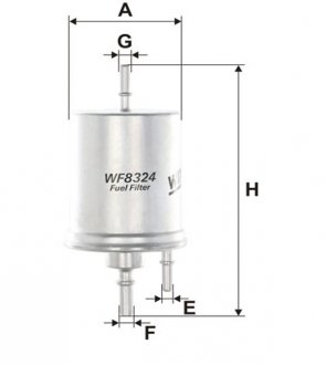 Фильтр топливный Audi A4 1.8T/A6 2.4/4.2 02- WIX FILTERS WF8324