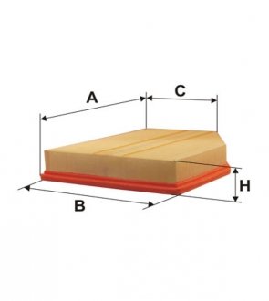 Фільтр повітряний /AP032/4 (WIX-FILTERS) WIX FILTERS WA9492 (фото 1)