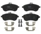 Колодки тормозные (передние) MB C-class (W204/W205) 07-/E-class (W212) 09-16/SLK (R172) 11- TRW GDB1736 (фото 1)