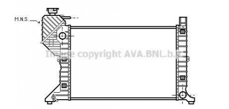 Радиатор охлаждения MB Sprinter 2.3D 95- AVA COOLING MSA2181 (фото 1)