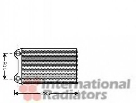 Радиатор печки Audi A4 00-09 Van Wezel 03006223