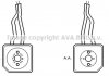 Радиатор масляный VW T4/LT 2.5TDI/Crafter 88-136PS AVA COOLING VN3106 (фото 3)