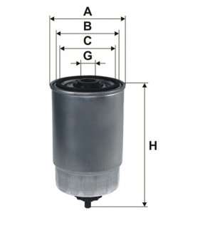 Фильтр топливный Hyundai Accent 1.5 CRDI/Kia Sorento 2.0-2.5 CRDI WIX FILTERS WF8398 (фото 1)