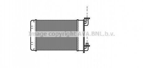 Радиатор печки BMW 3 (E30) 82-92 AVA COOLING BW6022 (фото 1)