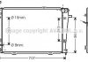 Радиатор охлаждения Hyundai Tucson/Kia Sportage 2.0-2.7 04- AVA COOLING HY2127 (фото 1)