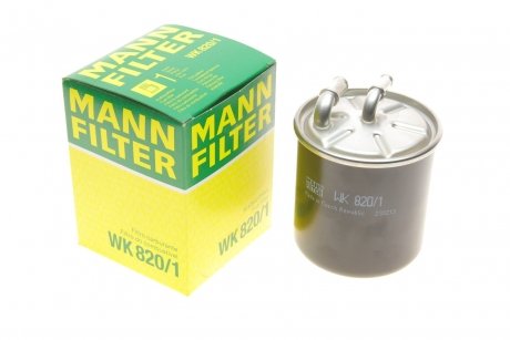 Фільтр паливний MB Sprinter 06-/Vito 2.0-4.0D 03- OM640/611/642/646/651 MANN WK820/1 (фото 1)