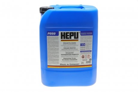 Антифриз (синий) G11 (1.5L) (MB325.0/325.2) (-30°C готовый к применению) HEPU P999-020