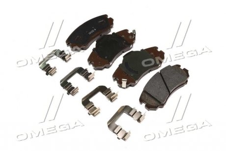 Колодки тормозные (передние) Hyundai Sonata/Elantra 01-11/ix20 10-/Tucson/Kia Sportage/Carens 04- Hyundai/Kia/Mobis 581012KA10