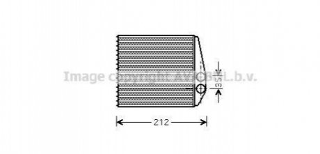 Радіатор обігрівача OPEL (AVA) AVA COOLING OLA6354