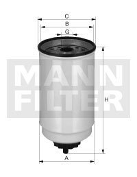 Фільтр паливний DAF MANN WK10017x