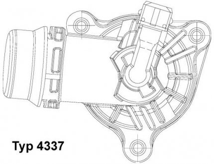 Термостат BMW 3 (E46) 1.6/1.8i (N42/N46)/(E90) 2.0i (N45/N46) WAHLER 4337.105D (фото 1)