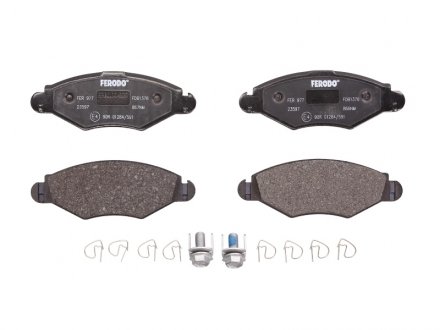 Колодки тормозные (передние) Peugeot 206 98-/Peugeot 206+ 09-13/Peugeot 306 93-01 FERODO FDB1378 (фото 1)