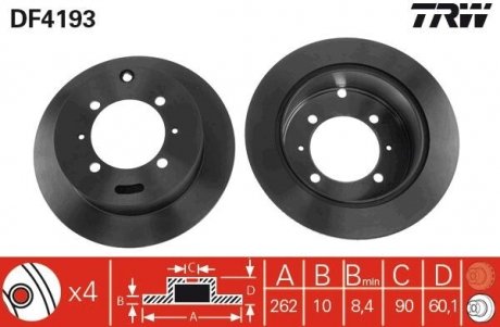 Автозапчасть TRW DF4193