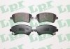 Колодки тормозные (передние) Toyota Corolla 01-14 LPR 05P1002 (фото 1)