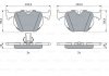 Колодки гальмівні (задні) BMW 3 (E46)/5 (E39)/7 (E38)/X3 (E83)/X5 (E53) 94- BOSCH 0986494006 (фото 7)