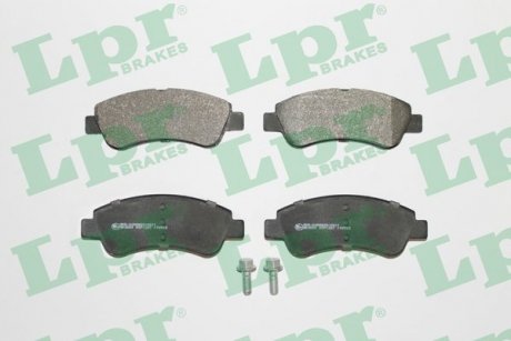 Колодки тормозные (передние) Citroen C2/C4 04-/C3 09-/Berlingo/Peugeot 206/307 96-/207 06-/208 12- LPR 05P1327