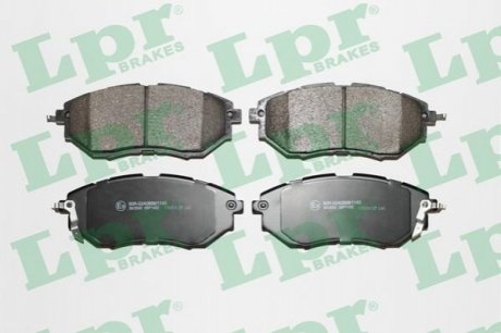 Колодки тормозные (передние) Subaru Forester 08-/Legacy IV/V 03-14/Outback 03-/Impreza 12- LPR 05P1402