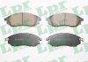 Колодки тормозные (передние) Nissan Pathfinder 05-/NP300 14-/Infiniti G/Q60/QX50 07- LPR 05P1406 (фото 1)