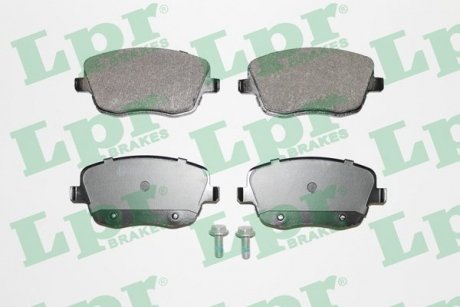 Колодки тормозные (передние) Seat Cordoba/Ibiza IV/VW Polo/Skoda Fabia 99-15/Roomster 06-15 LPR 05P817