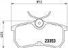 Колодки тормозные (задние) Ford Focus 98-05/Fiesta V/VI 05- BREMBO P24047 (фото 1)