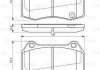 Колодки тормозные (передние) Subaru Forester 02-/Impreza 00-/Legacy 03-14/Outback 03- BOSCH 0986494310 (фото 1)