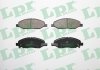 Колодки тормозные (передние) Nissan Tiida 04-13 LPR 05P1497 (фото 1)