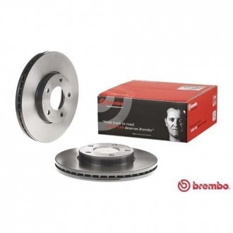 Диск тормозной (передний) Mazda 3 03-14/Mazda 5 05- (278x25) BREMBO 09.9464.21 (фото 1)