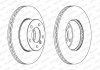 Диск тормозной (передний) BMW 1 (E81-82/E87)/3 (E90-93) 04-13/Z4 (E89) 09-16 (300x24) FERODO DDF1536 (фото 2)