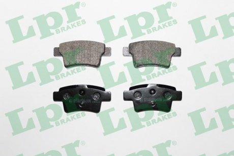 Колодки тормозные (задние) Citroen C4 Picasso/Grand Picasso 06-13/Peugeot 408 10- LPR 05P1475