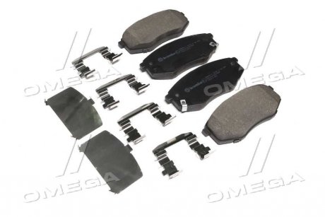 Колодки тормозные (передние) Hyundai ix20/ix35/Tucson/Sonata/Kia Sportage 10-/Soul 14- BREMBO P30055