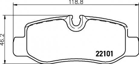 Автозапчасть BREMBO P50126