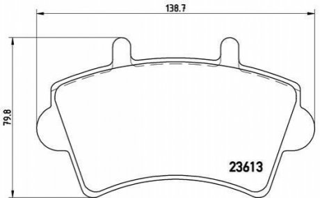 Автозапчасть BREMBO P59039