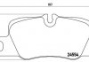 Колодки тормозные (задние) Porsche Panamera 11- BREMBO P65020 (фото 1)