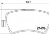 Колодки тормозные (задние) Ford Galaxy/S-Max 06-15/Volvo S60/S80/V60/V70/XC60/XC70 08-/Land Rover 11 BREMBO P86021 (фото 1)