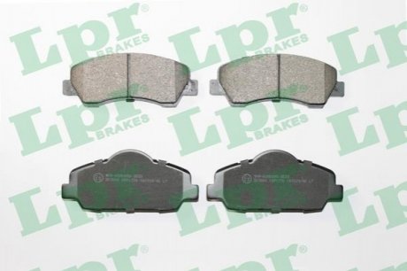 Колодки тормозные (передние) Citroen C4 Cactus 14-/C-Elysee/Peugeot 301 12-/308 II 13- (с аксес.) LPR 05P1770