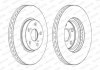 Диск тормозной (передний) Totota Avensis 03-08 (277x26) FERODO DDF1508C (фото 2)