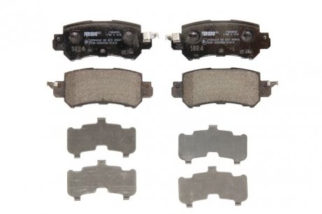Колодки тормозные (задние) Mazda CX5 11- / CX3 15- FERODO FDB4892 (фото 1)