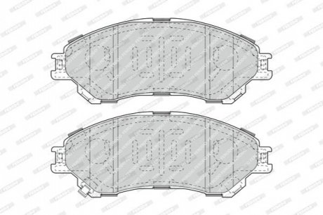 Комплект гальмівних колодок, дискове гальмо FERODO FDB4884
