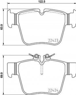 Автозапчасть BREMBO P50133