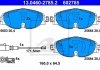 Комплект гальмівних колодок, дискове гальмо ATE 13.0460-2785.2 (фото 1)